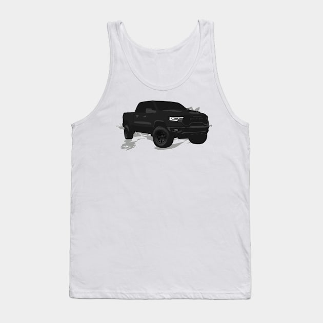 Black Ram Trx pickup Tank Top by mfz